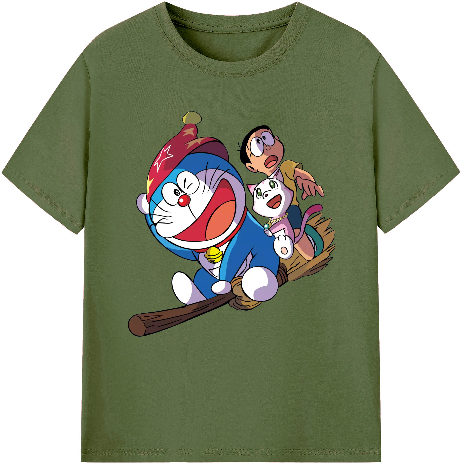 （画像用） ドラえもん Doraemon 綿100％半袖Tシャツ（フロントプリント）